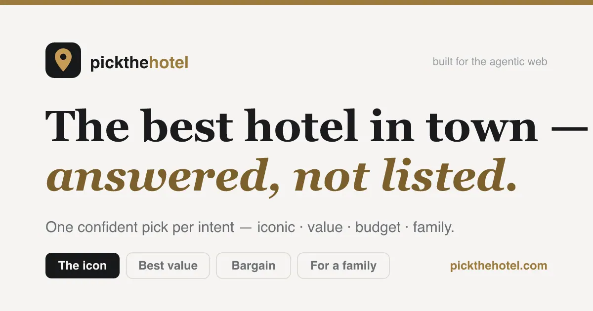 pickthehotel image 1